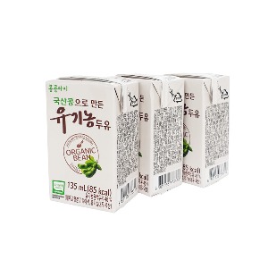 유기가공 국산콩두유(135ml)*3개